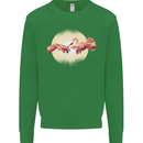 Weed Creation Funny Cannabis Drug Culture Kids Sweatshirt Jumper Irish Green