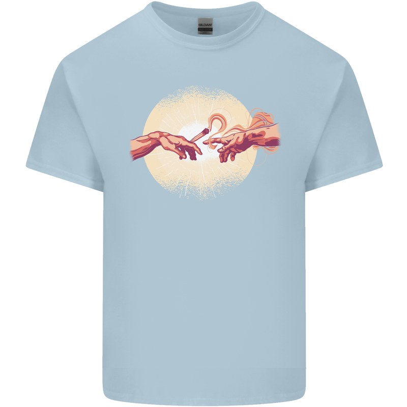 Weed Creation Funny Cannabis Drug Culture Kids T-Shirt Childrens Light Blue