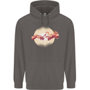 Weed Creation Funny Cannabis Drug Culture Mens 80% Cotton Hoodie Charcoal