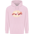 Weed Creation Funny Cannabis Drug Culture Mens 80% Cotton Hoodie Light Pink