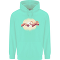 Weed Creation Funny Cannabis Drug Culture Mens 80% Cotton Hoodie Peppermint