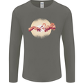 Weed Creation Funny Cannabis Drug Culture Mens Long Sleeve T-Shirt Charcoal