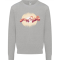 Weed Creation Funny Cannabis Drug Culture Mens Sweatshirt Jumper Sports Grey