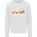 Weed Creation Funny Cannabis Drug Culture Mens Sweatshirt Jumper White