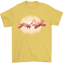 Weed Creation Funny Cannabis Drug Culture Mens T-Shirt 100% Cotton Yellow