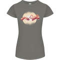 Weed Creation Funny Cannabis Drug Culture Womens Petite Cut T-Shirt Charcoal