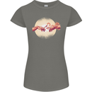 Weed Creation Funny Cannabis Drug Culture Womens Petite Cut T-Shirt Charcoal