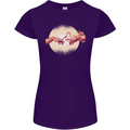 Weed Creation Funny Cannabis Drug Culture Womens Petite Cut T-Shirt Purple
