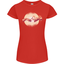 Weed Creation Funny Cannabis Drug Culture Womens Petite Cut T-Shirt Red