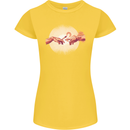 Weed Creation Funny Cannabis Drug Culture Womens Petite Cut T-Shirt Yellow