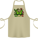 Weed Enjoy Every Day Cannabis Drugs Bong Cotton Apron 100% Organic Khaki
