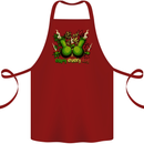 Weed Enjoy Every Day Cannabis Drugs Bong Cotton Apron 100% Organic Maroon