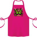 Weed Enjoy Every Day Cannabis Drugs Bong Cotton Apron 100% Organic Pink