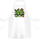 Weed Enjoy Every Day Cannabis Drugs Bong Cotton Apron 100% Organic White