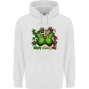 Weed Enjoy Every Day Cannabis Drugs Bong Mens 80% Cotton Hoodie White