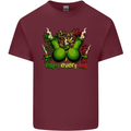 Weed Enjoy Every Day Cannabis Drugs Bong Mens Cotton T-Shirt Tee Top Maroon