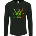 Weed Enjoy Every Day Cannabis Drugs Bong Mens Long Sleeve T-Shirt Black