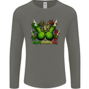 Weed Enjoy Every Day Cannabis Drugs Bong Mens Long Sleeve T-Shirt Charcoal