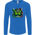 Weed Enjoy Every Day Cannabis Drugs Bong Mens Long Sleeve T-Shirt Royal Blue