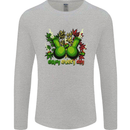 Weed Enjoy Every Day Cannabis Drugs Bong Mens Long Sleeve T-Shirt Sports Grey