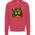 Weed Enjoy Every Day Cannabis Drugs Bong Mens Sweatshirt Jumper Heliconia