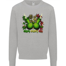 Weed Enjoy Every Day Cannabis Drugs Bong Mens Sweatshirt Jumper Sports Grey