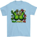 Weed Enjoy Every Day Cannabis Drugs Bong Mens T-Shirt Cotton Gildan Light Blue