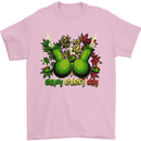Weed Enjoy Every Day Cannabis Drugs Bong Mens T-Shirt Cotton Gildan Light Pink