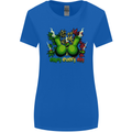 Weed Enjoy Every Day Cannabis Drugs Bong Womens Wider Cut T-Shirt Royal Blue