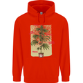 Weed Plant Cannabis Bud Drugs Marijuana Childrens Kids Hoodie Bright Red