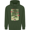 Weed Plant Cannabis Bud Drugs Marijuana Childrens Kids Hoodie Forest Green