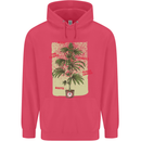 Weed Plant Cannabis Bud Drugs Marijuana Childrens Kids Hoodie Heliconia