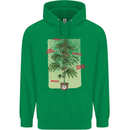 Weed Plant Cannabis Bud Drugs Marijuana Childrens Kids Hoodie Irish Green