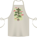 Weed Plant Cannabis Bud Drugs Marijuana Cotton Apron 100% Organic Natural