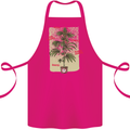 Weed Plant Cannabis Bud Drugs Marijuana Cotton Apron 100% Organic Pink