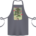 Weed Plant Cannabis Bud Drugs Marijuana Cotton Apron 100% Organic Steel
