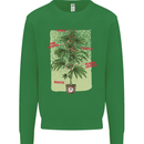 Weed Plant Cannabis Bud Drugs Marijuana Kids Sweatshirt Jumper Irish Green