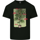 Weed Plant Cannabis Bud Drugs Marijuana Kids T-Shirt Childrens Black