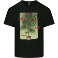 Weed Plant Cannabis Bud Drugs Marijuana Mens Cotton T-Shirt Tee Top Black