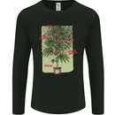 Weed Plant Cannabis Bud Drugs Marijuana Mens Long Sleeve T-Shirt Black