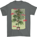 Weed Plant Cannabis Bud Drugs Marijuana Mens T-Shirt 100% Cotton Charcoal