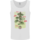 Weed Plant Cannabis Bud Drugs Marijuana Mens Vest Tank Top White