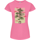 Weed Plant Cannabis Bud Drugs Marijuana Womens Petite Cut T-Shirt Azalea