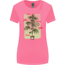 Weed Plant Cannabis Bud Drugs Marijuana Womens Wider Cut T-Shirt Azalea