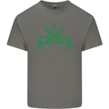 Weed Pulse Heart Cannabis Drugs ECG Kids T-Shirt Childrens Charcoal