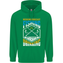 Weekend Fishing Funny Alcohol Beer Childrens Kids Hoodie Irish Green
