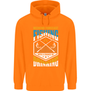 Weekend Fishing Funny Alcohol Beer Childrens Kids Hoodie Orange