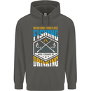 Weekend Fishing Funny Alcohol Beer Childrens Kids Hoodie Storm Grey
