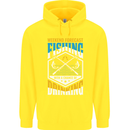 Weekend Fishing Funny Alcohol Beer Childrens Kids Hoodie Yellow