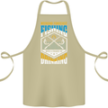 Weekend Fishing Funny Alcohol Beer Cotton Apron 100% Organic Khaki